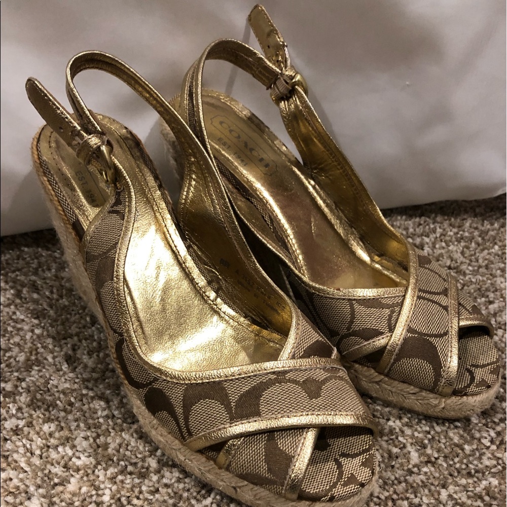 Coach wedges